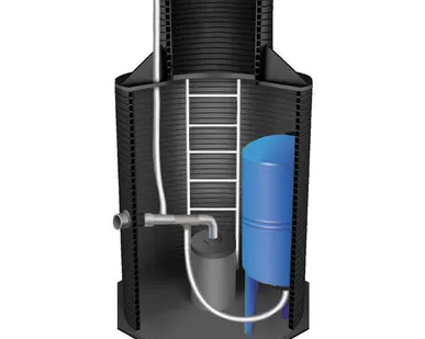 фото Кессон для скважины К-1000.