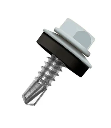 Фото №0 Саморез кровельный 5,5х19 RAL 7040