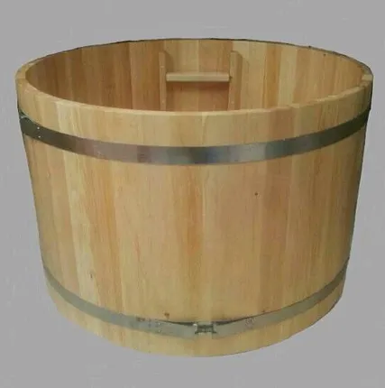 Фото №0 Круглая кедровая купель 1000х1100х40