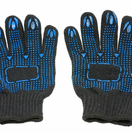 Фото №0 Перчатки черный облив, черные синтетика M-L 9-10