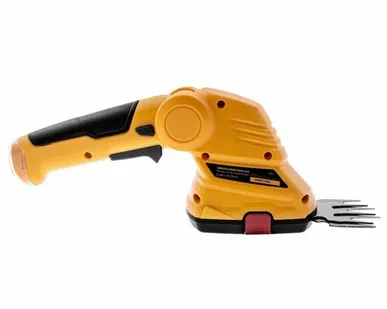 фото Ножницы-кусторез аккумуляторный Denzel G411, 1.5 А·ч, 3.6 В, с АКБ , желтый