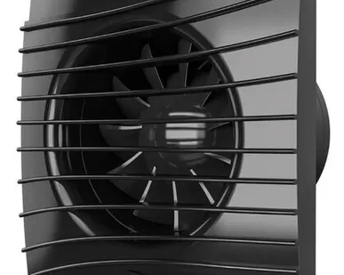 фото SILENT 5C Obsidian вентилятор осевой вытяжной с обратным клапаном d125 DiCiTi