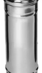 фото Дымоход 160 (L: 0,5 м) (430/0,5мм) нержавеющая сталь Феррум