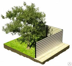 фото Забор из профлиста