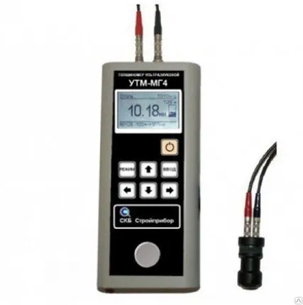 Фото №0 Ультразвуковой толщиномер УТМ-МГ4 СКБ Стройприбор