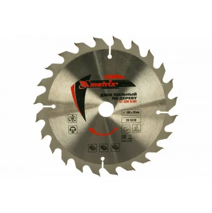 Фото №0 Диск пильный по дереву Professional (190x20 мм; 24; кольцо 16/20) MATRIX