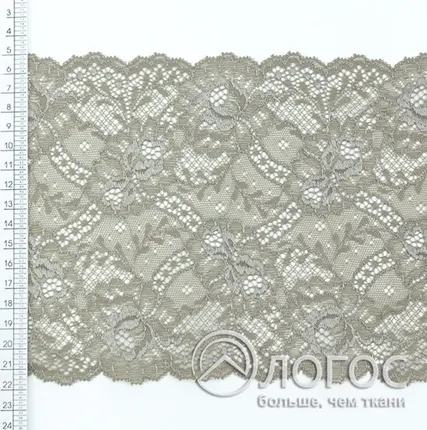 Фото №0 Кружево стрейч IS-306 150мм И, т.бежевый