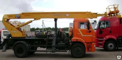 Фото №0 Автогидроподъемник ПСС-131.22Э на шасси КАМАЗ-43253 (4х2)