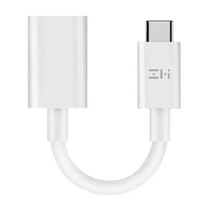 Фото №0 Адаптер-переходник Xiaomi (Type-C to 3.5mm mini Jack) белый