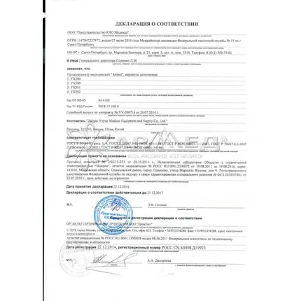 Фото №8 ПУЛЬСОКСИМЕТР &quot;Armed&quot; YX301 (с поверкой)