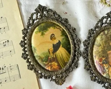 фото Шелкография в бронзе 14 см