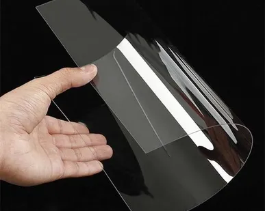 фото Листовой пластик ПЭТ Prento А прозрачный, глянцевый, 0,7 мм, 1250 x 2050 мм