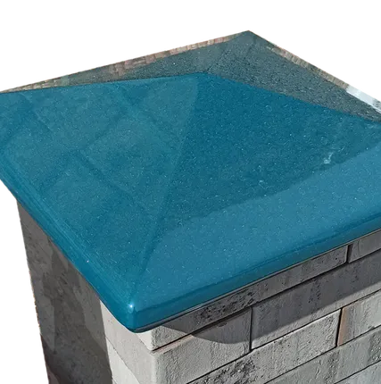 Фото №0 Колпак заборный зеленый