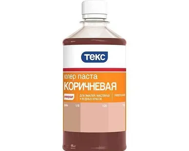 фото Колорант Текс №13 универсальный коричневый 0.5 л