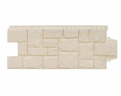 фото Фасадная панель GL Крупный камень бежевый