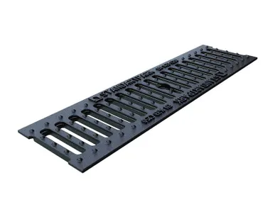 фото Решетка водоприемная чугунная Basic DN100 500х136мм, 20303 Standartpark