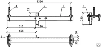 Фото №0 Траверса ТМ-6 для ЛЭП