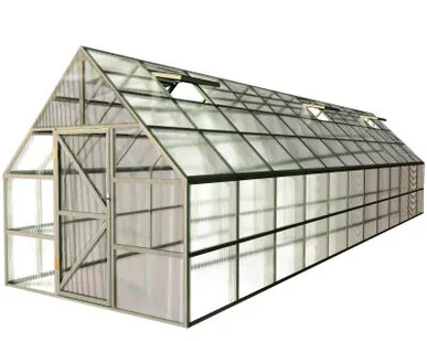 фото Теплица английская ЧЕЛСИ 3х12 м, цвет Слоновая кость (RAL 1015)