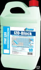 фото Грунт Эталон IZO-BLOCK для газосиликатного блока, Канистра 10л