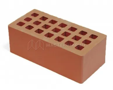 фото Кирпич лицевой керамический «Абрикос» Евро пустотелый утолщенный