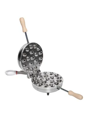 Фото №4 Электрическая вафельница CBE Elettrodomestici 8080200 электровафельница, форма скорлупы грецкого ореха, толщина 5.0 mm в Москве