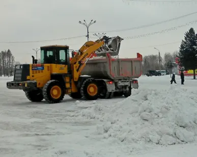 фото вывоз Снега