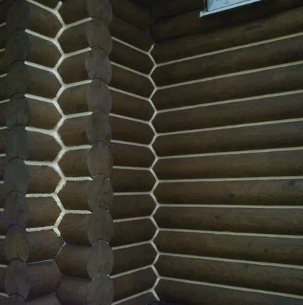 Фото №0 Герметизация швов в деревянных домах.