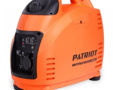 фото Генератор инверторный PATRIOT 2000i, 1,5/1,8 кВт, уровень шума 58 dB, вес 1