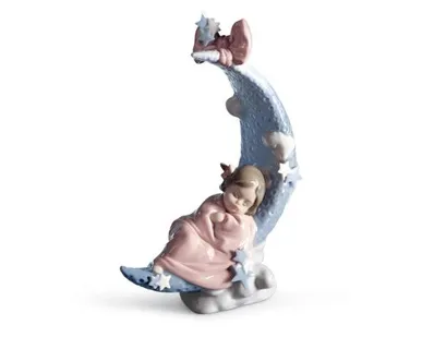 фото Фигурка Lladro Небесная колыбельная 16x20 см, фарфор, 00010668988