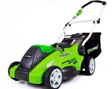 фото Газонокосилка аккумуляторная GreenWorks G40LM40K2X