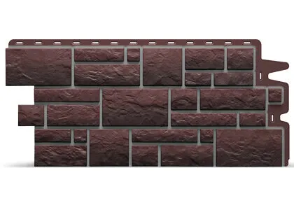 Фото №0 Фасадная панель Dоcke "Burg" Земляной 0,946х0,445м, цена шт.