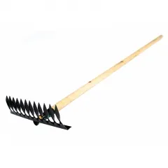 Фото №0 Грабли 12-зуб витые с черенком в/с