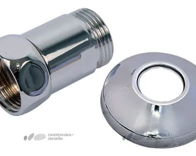 фото Соединение прямое г/ш 3/4"х1" хром Luxon 731SCH1005