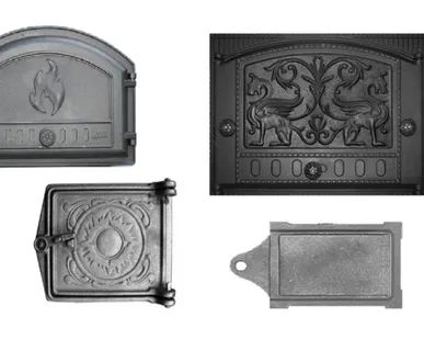 фото Дверка топочная ДТГ-8БС "Кижи-2" (в комплекте со стеклом), шт