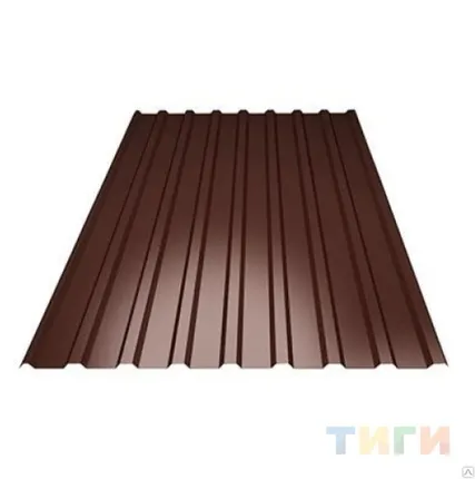 Фото №0 Профнастил С20А, 0,4 PE RAL8017 (коричневый), 1,15х2м