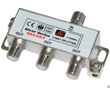 фото Делитель Rexant Silver 3TV 5-1000Mhz (10)