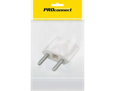 фото Переходник сетевой плоский "Тефаль" бел. (инд. упак.) PROCONNECT 11-1041-9