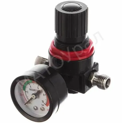 Фото №0 Манометр Kraftool С регулятором подачи воздуха.