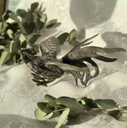 Фото №0 Статуэтка Петух Защищающийся 15 см Франция