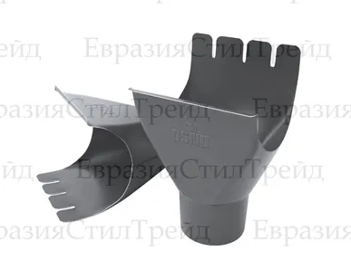 фото Воронка желоба D125/90 OSNO | RAL 7024 Серый графит