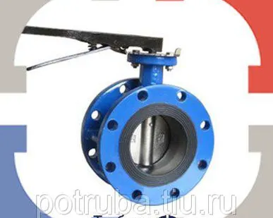 фото Затворы дисковые поворотные ЗД.001-ЗР Dn 32-1600с тройным эксцентриситетом