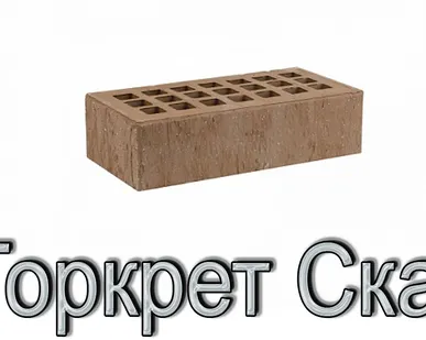 фото Кирпич КР-л-пу 250х120х65/1НФ/175/1,4/100 175 Тем-корич.Скала-торкрет