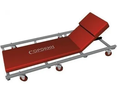 фото Лежак ремонтный с подъёмом СОРОКИН Standart 24.110