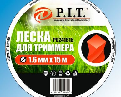 фото Леска для триммера 1,6 мм х 15 м крученая