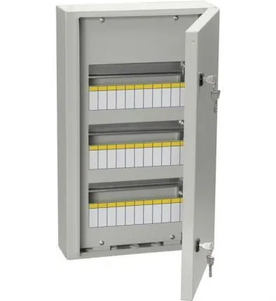 Фото №0 Щит навесной металлический ЩРн-36з IP31 с замком ИЭК