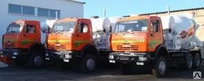 фото АВТОБЕТОНОСМЕСИТЕЛИ различного объема