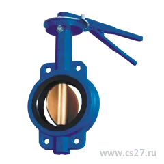 фото Затвор дисковый поворотный Ду 40 ручной