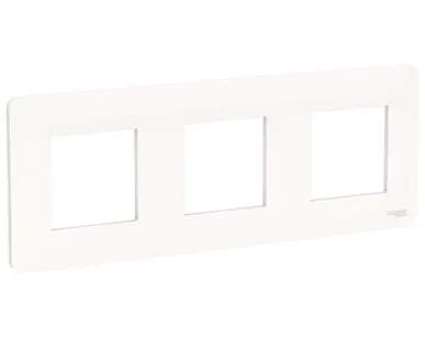 фото Рамка 3-м UNICA STUDIO бел. SchE NU200618