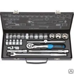 Фото №0 Набор торцевых головок 1/2" 6гр. 24пр. 10-32 мм