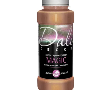фото Эмаль Dali Decor Magic перламутровая, акриловая, бронза, 0,25 л